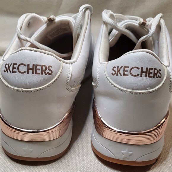 Skechers Street Sunlite 907 Delightfully OG Running Trainers White, W Size 9.5 - Picture 6 of 10